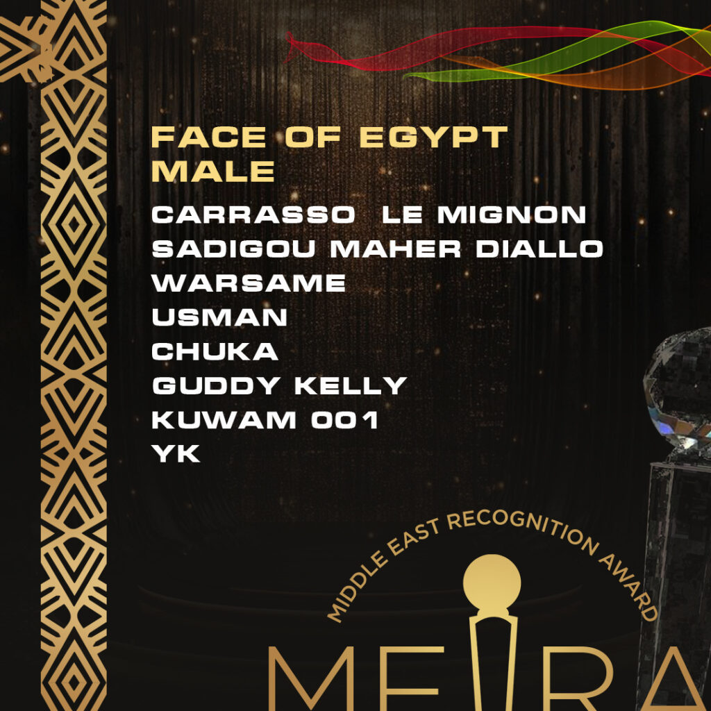 Mera Nominations FACE OF EGYPT male
