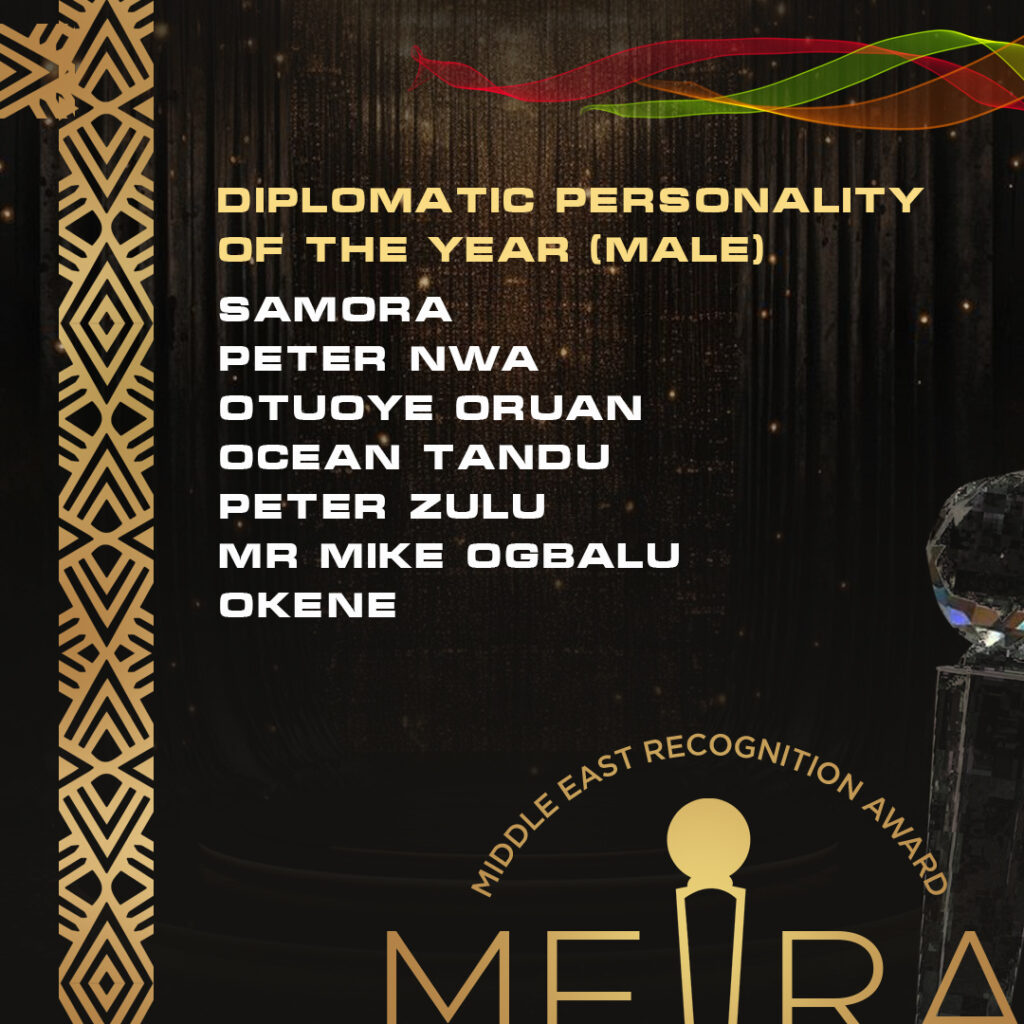 Mera Nominations diplomatic male